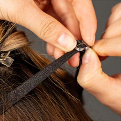 Tiokkss Face Lift Tapes and Bands, Facelift Bands with Clips, Face Lift Tapes and Bands with Clip(Double Belt, Brown)